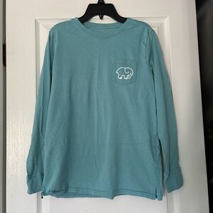 Ivory Ella Aqua Long Sleeve Tee